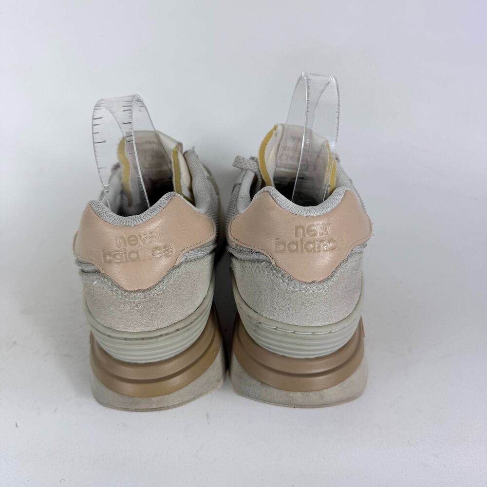 New Balance 574 Athletic Sneakers Women's 8.5 Legacy Cream Low Top Classic Shoes - Picture 7 of 10